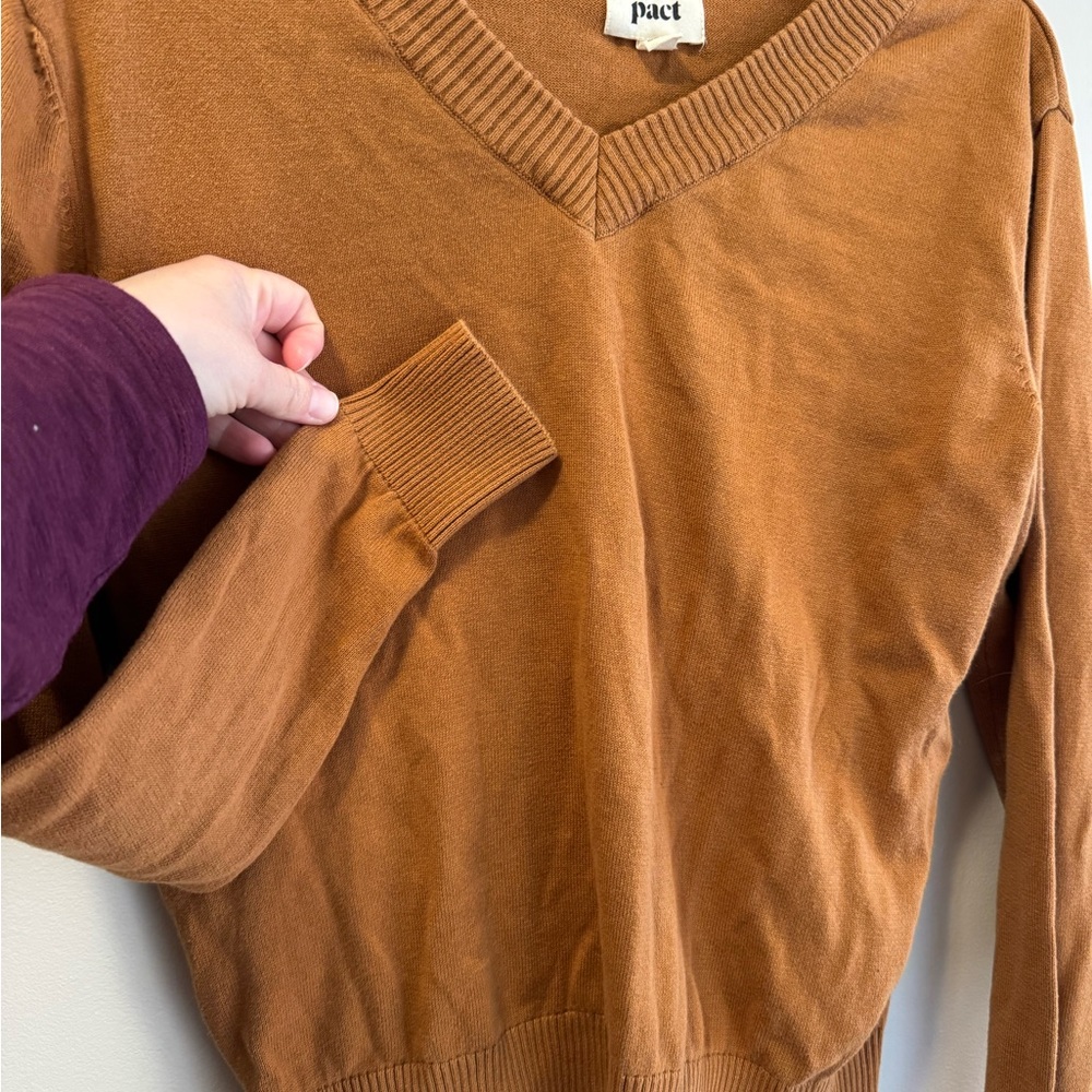 Pact Women’s V-Neck Sweater - Picture 6 of 6
